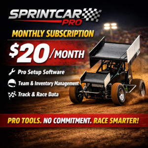 Sprintcar Pro $20 a month